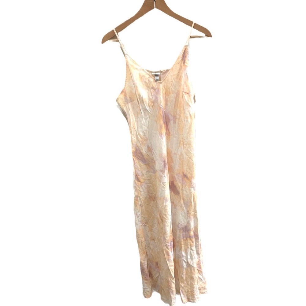Tie dye long maxi dress large